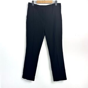 Emilio Pucci Black Stretch Wool Trousers Sz 12